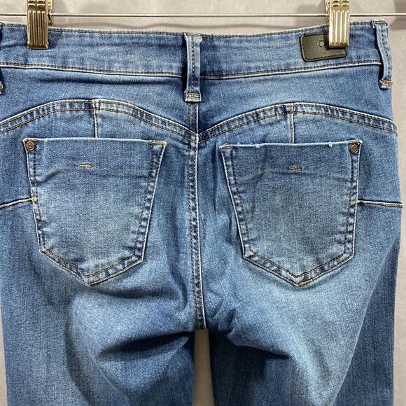 Body Sculpt Slimming Distressed Skinny Jeans - Picture 8 of 9